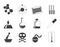 Silhouette Chemistry industry icons