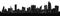 Silhouette of cityscape