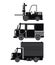 Silhouette collection truck forklift cargo transport