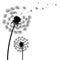 Silhouette Dandelion