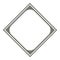 Silhouette diamond decorative frame striped