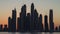 Silhouette Dubai Marina