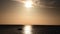 Silhouette of fisherman in fishing boat Queensland Australia