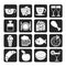 Silhouette Food, Drink and beverage icons