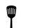 Silhouette of a food preparation spatula