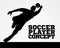 Silhouette Football Soccer Goal Keeper