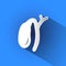 Silhouette of gall bladder vector icon.
