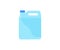 Silhouette gallon plastic bottle of drinking water logo design. Five Liter Big Plastic Liquid Canister Gallon with Handle.