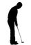 Silhouette Golfer