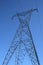 Silhouette of a high voltage electricity pylon