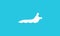 Silhouette hippo swim logo vector icon illustration design