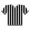 Silhouette jersey referee american football