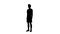 Silhouette of man