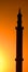 Silhouette of a minaret