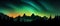Silhouette mountain with aurora background