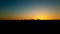 The silhouette of old town of Jerusalem at sunset, viewed form the Dominus Flevit church on the Olive Mount