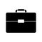 Silhouette portfolio suitcase business document