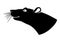 Silhouette of rat muzzle icon