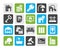 Silhouette Real Estate business Icons