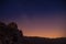 Silhouette of Rocks in Teide National Park after Sunset in Starry Night, Tenerife, Spain