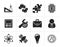 Silhouette Science and Research Icons