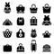 Silhouette Shopping bag icon