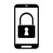 Silhouette smartphone security technology navigation