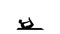 Silhouette Sporty muscular young yogi man doing backbend exercise, dhanurasana, Bow Posture.