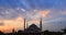 Silhouette Sultan Ahmed Mosque Blue Mosque