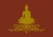 Silhouette of Thai Buddha