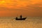 Silhouette of Thai Fishing Boat