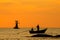 Silhouette of Thai Fishing Boat