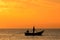 Silhouette of Thai Fishing Boat