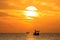 Silhouette of Thai Fishing Boat