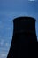 Silhouette thermal power plant