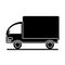 Silhouette truck mini delivery cargo