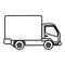 silhouette trucks trailer icon