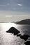 Silhouette view of the Blasket Islands off the coast of Ceann Sibeal in Dingle, Ireland