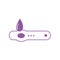 Silhouette woman medical pregnancy test checking