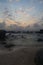 Silhouetted Rocks with Colorful Skies Over the Ocean in Aruba