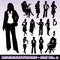 Silhouettes of Businesswomen