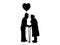 Silhouettes of Grandpa gives airy heart to Grandma