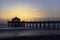 Silhouettes on Manhattan Beach pier