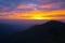 Silhouettes,Sunrise on the mountain, Chiang Mai, T