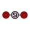 Silica molecule icon