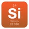 Silicon chemical element