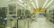 Silicon wafer manufacturing process in a clean room