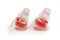 Silicone ear plugs for human ears