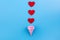 Silicone pink menstrual cup flatlay. Women\\\'s health and alternative hygiene