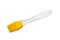 Silicone yellow brush with transparent handle